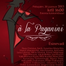 A la Paganini Punane